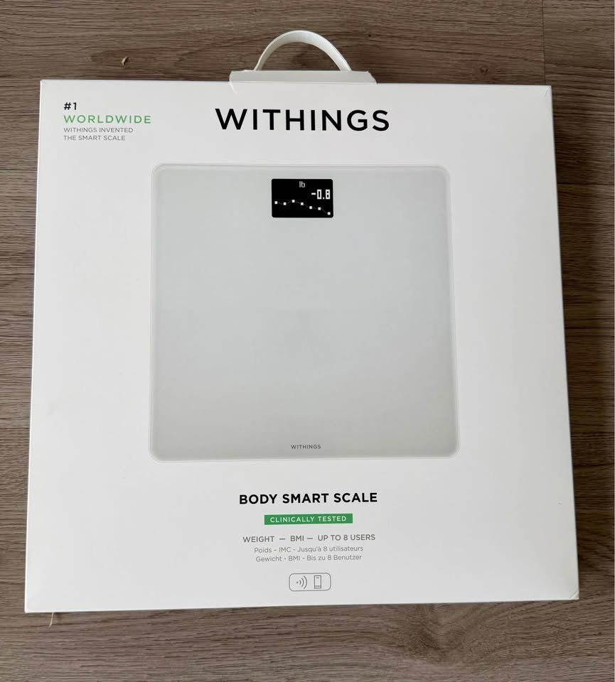 Withings WiFi Smart Bathroom Scale - New Sealed - Model WBS06