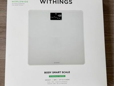 Withings WiFi Smart Bathroom Scale - New Sealed - Model WBS06