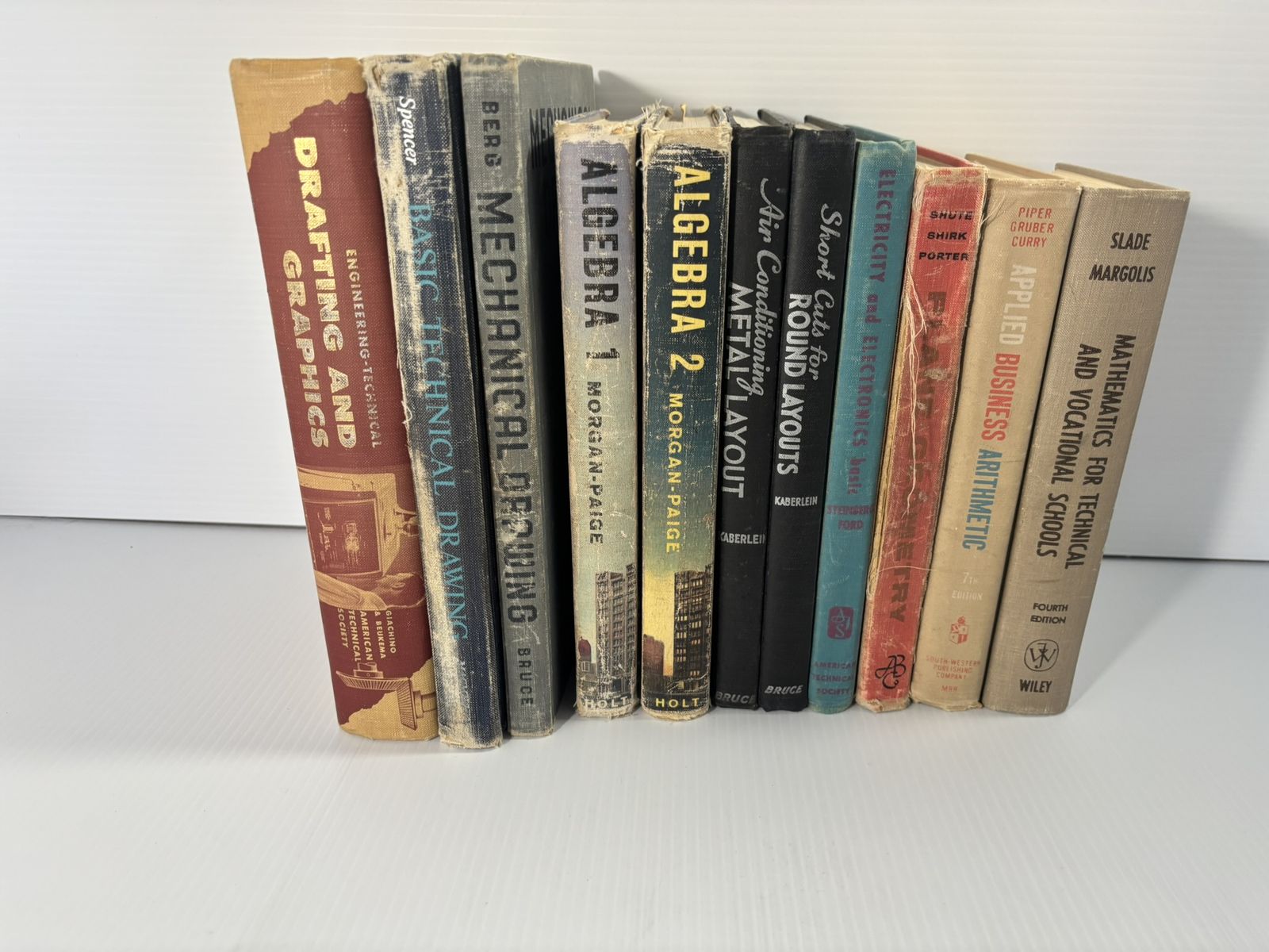 11 Vintage 1950s–60s Technical Textbooks