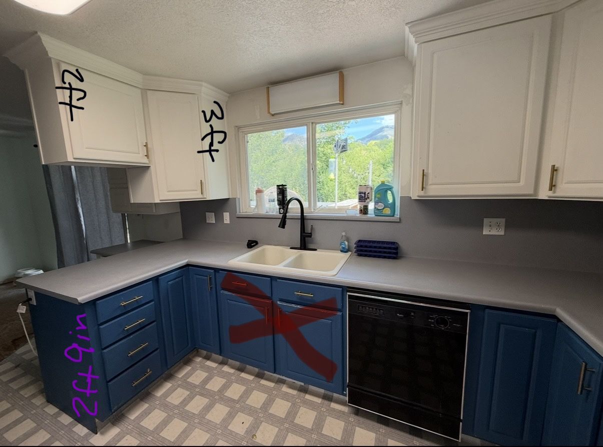 Kitchen cabinets