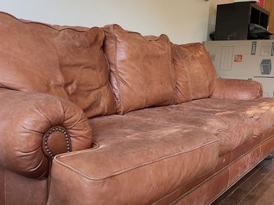 Free Genuine Leather Couch