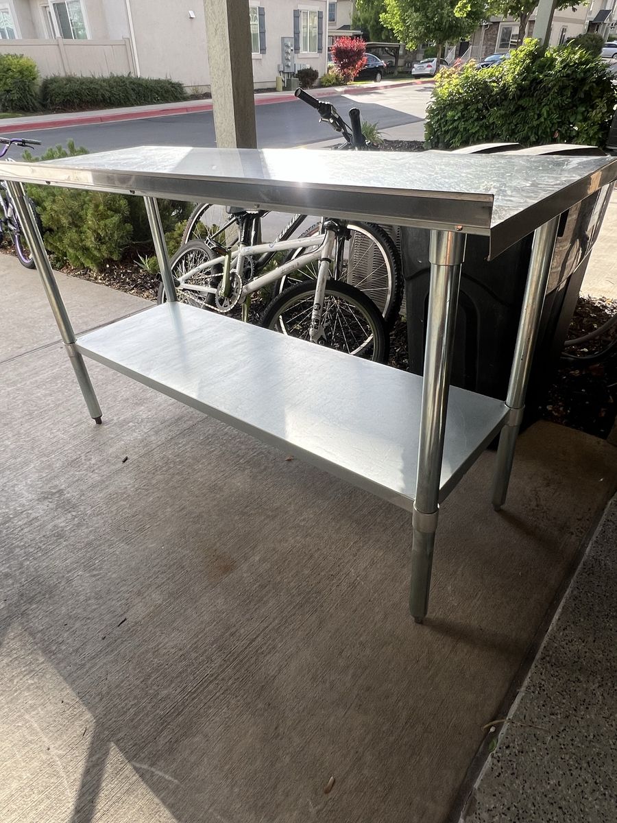 Stainless Steel Work Prep Table with Undershelf