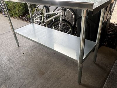 Stainless Steel Work Prep Table with Undershelf