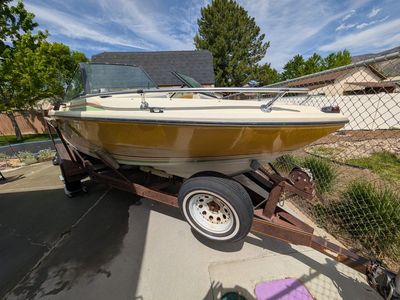 Fiberform ski boat
