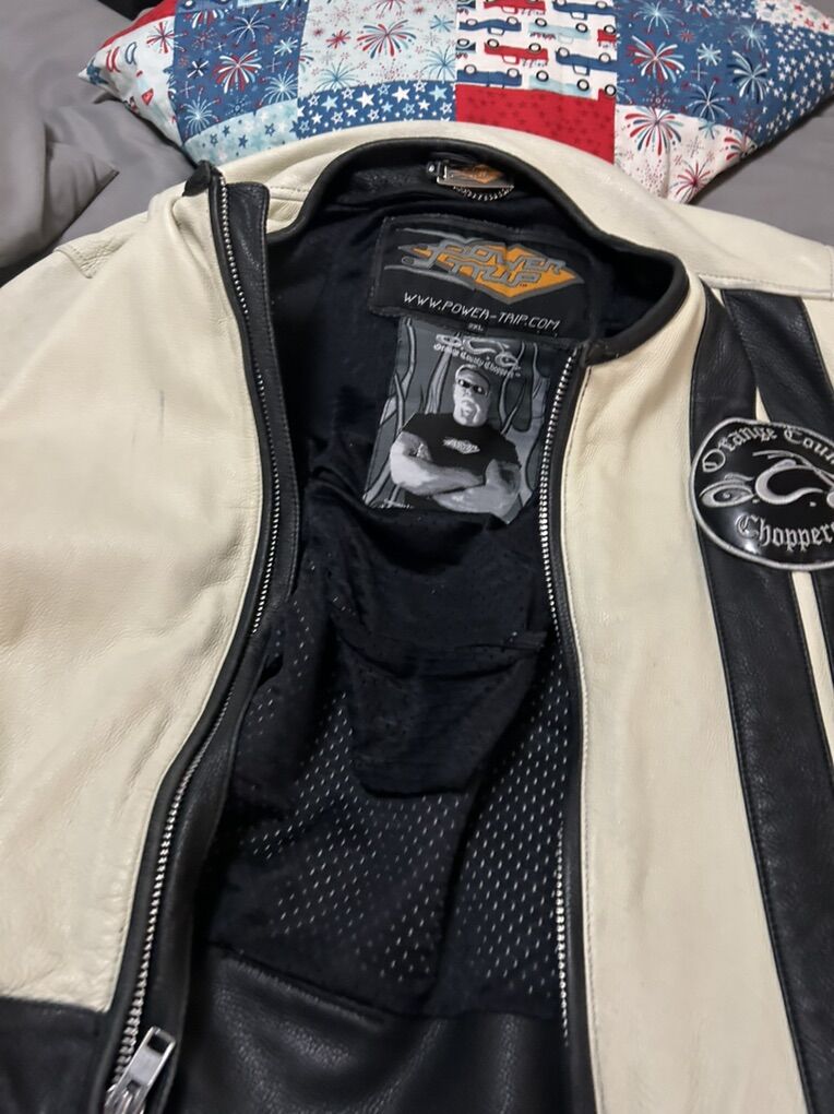 Heavy Leather Riding Orange County Chopper