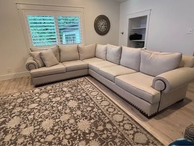 Cream sectional couch