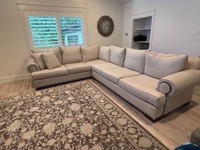 Cream sectional couch