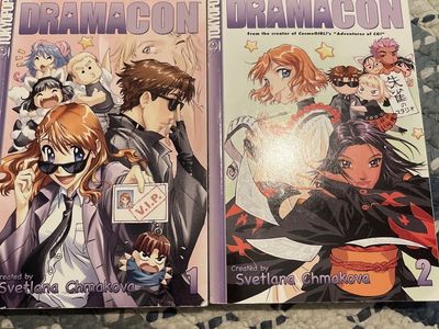 Dramacon Volumes 1 and 2 Manga by Svetlana Chmakova Tokyopop