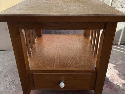 Mission Style Solid Wood End Table