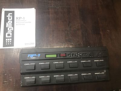 Digitech RP1 guitar signal processor