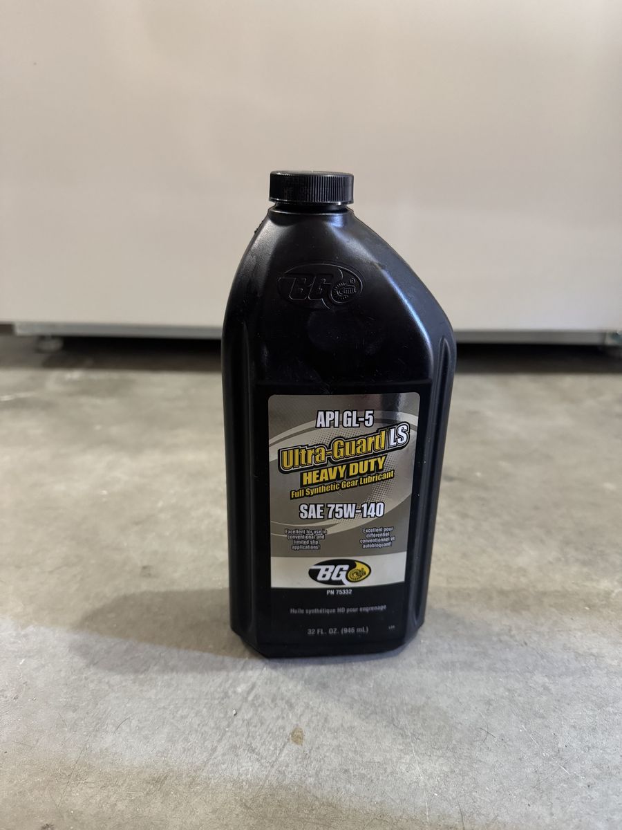 BG 75w-140 Diff Fluid