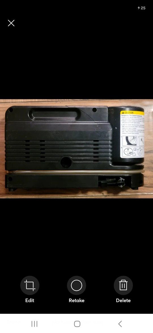 Portable Tire Inflator and Sealer Compressor 12V Air Pump