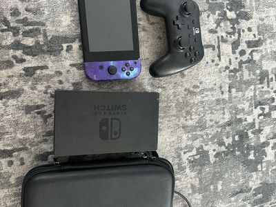 Nintendo Switch Console with Custom Joy-Cons, Pro Controller, Dock & Case - UsedGood