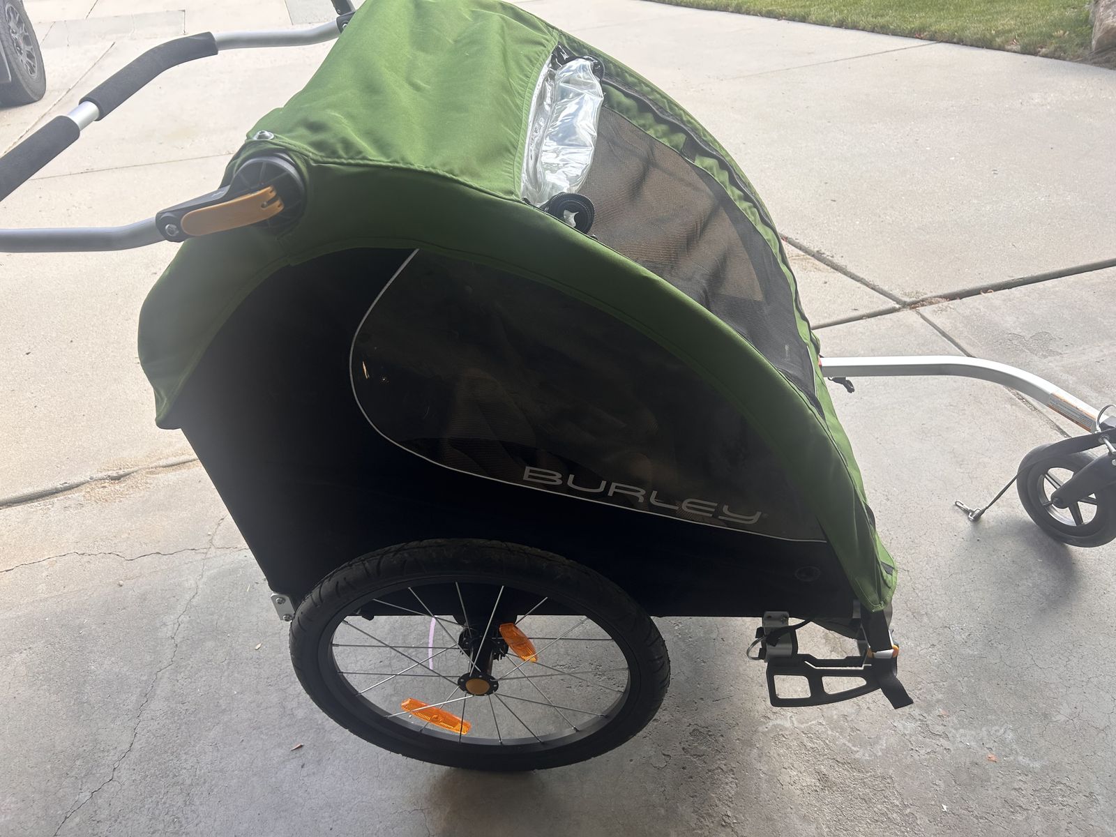 Sale pending: Used Burley Encore 2-Seat Bike/Run Trailer/Stroller (accepting backup offers)
