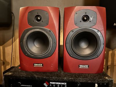 Tannoy Reveal Passive Studio Monitors - Red, Pair