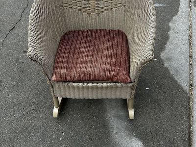 Child Size Wicker Rattan Rocking Chair