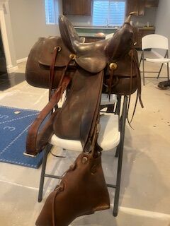 saddle old timey