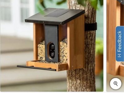 Smart Solar Bird Feeder with Camera