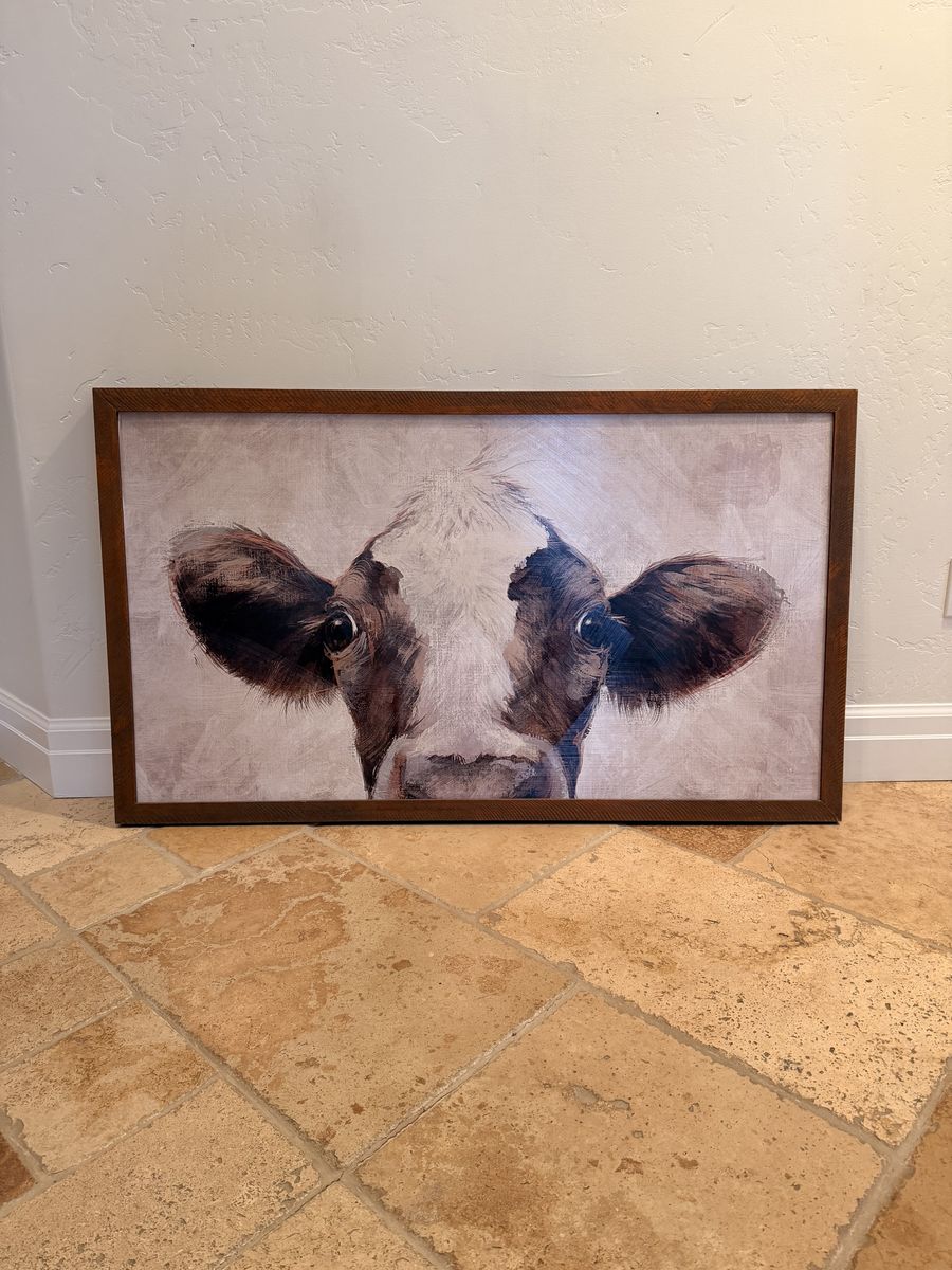 Cow Picture 29 1/2 x 50 1/2
