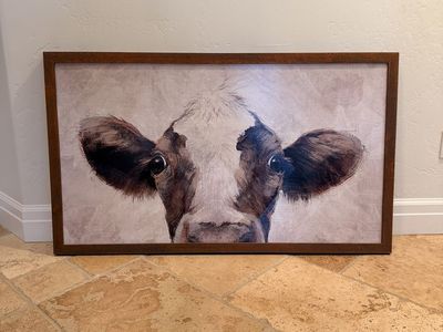 Cow Picture 29 1/2 x 50 1/2