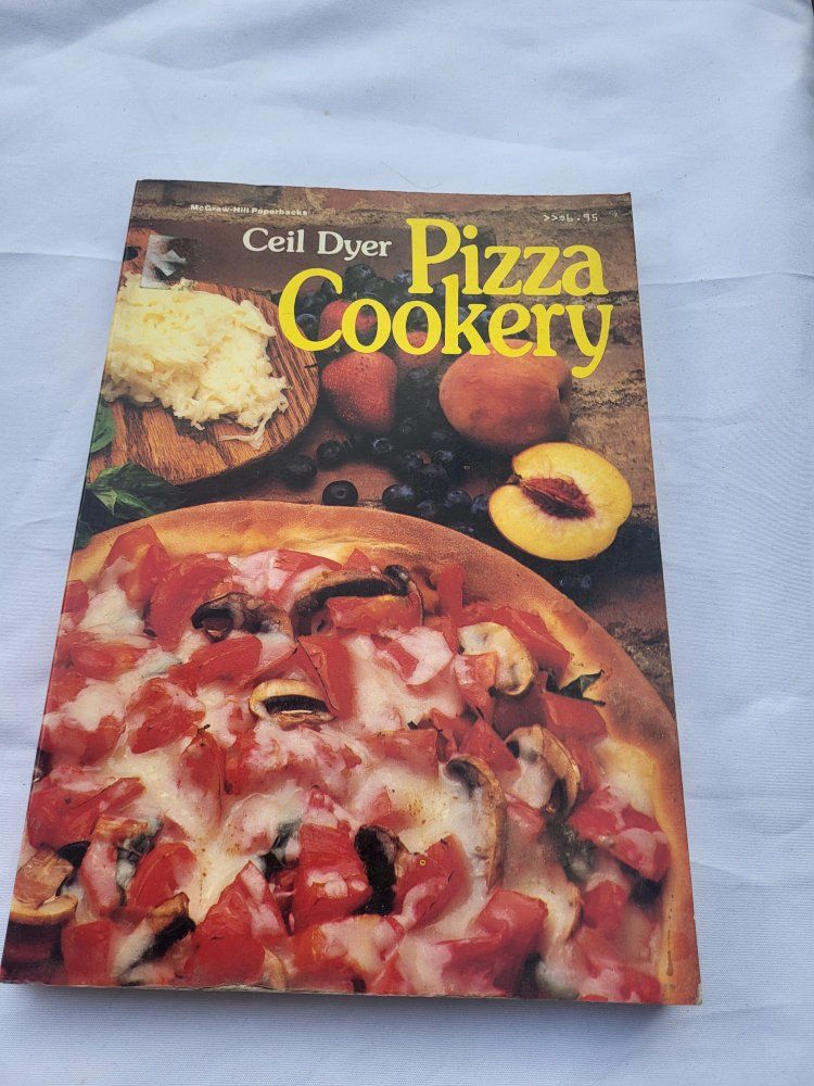 Pizza Cookery Paperback Cookbook by Ceil Dyer McGraw-Hill Vintage