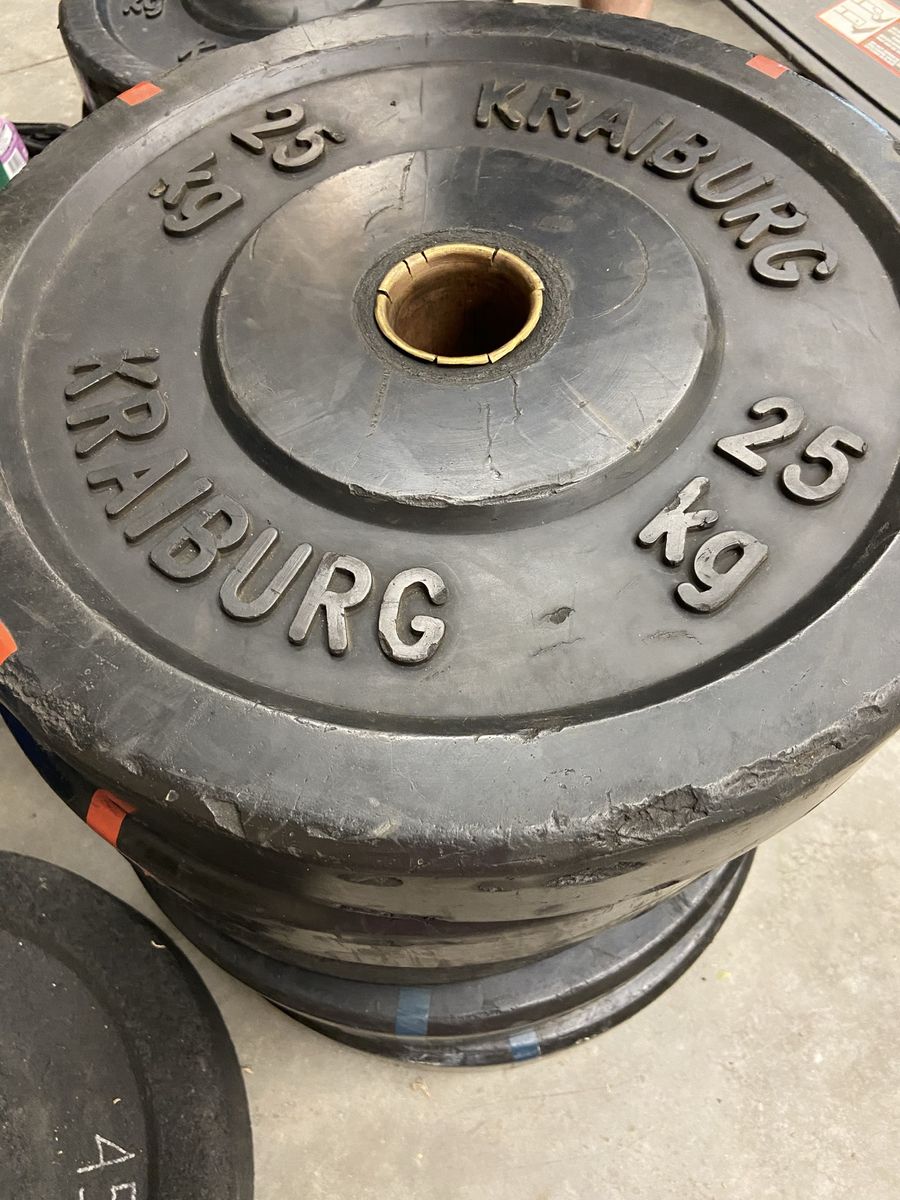 Kraiburg bumper plate 25kg/55lb