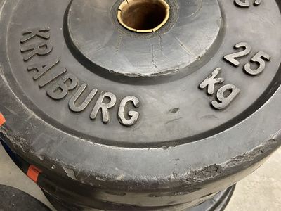 Kraiburg bumper plate 25kg/55lb