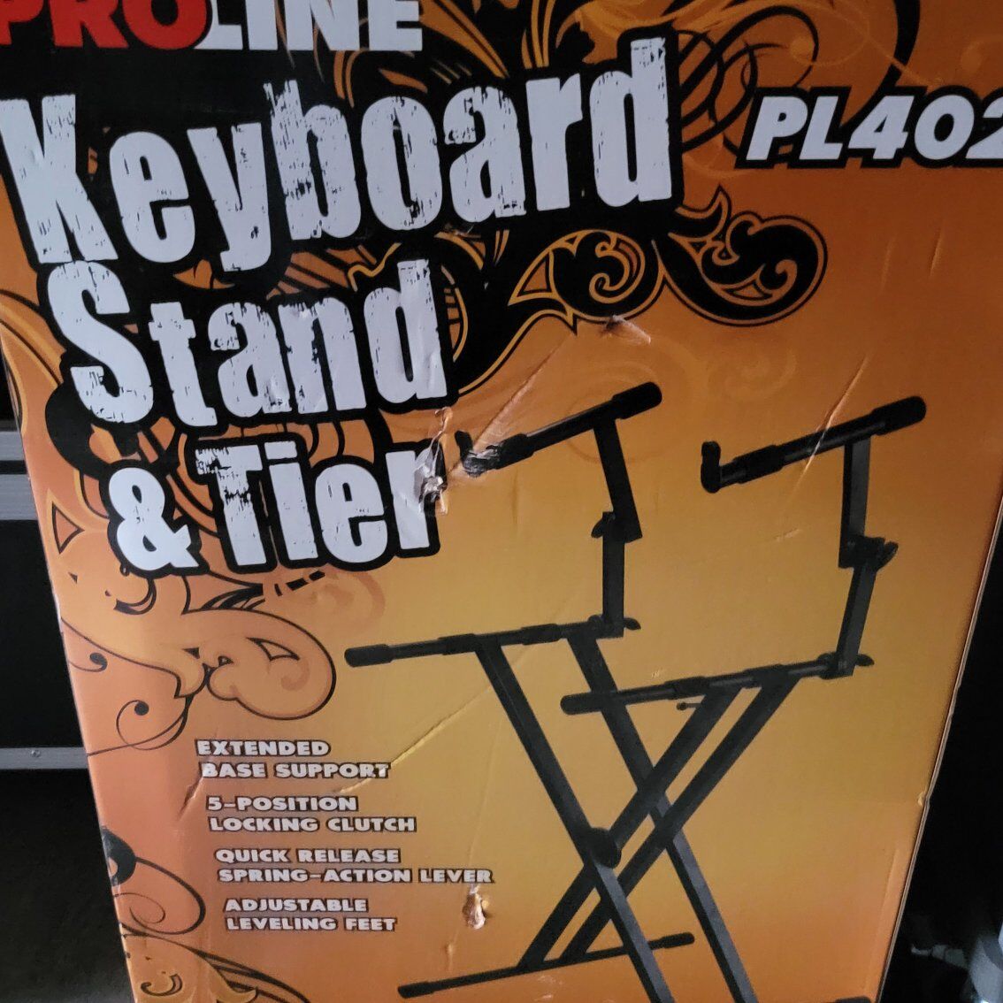 Proline Keyboard PL402 Stand And Tier