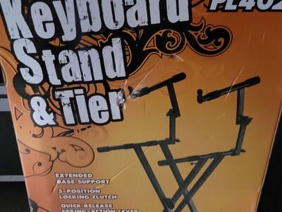 Proline Keyboard PL402 Stand And Tier