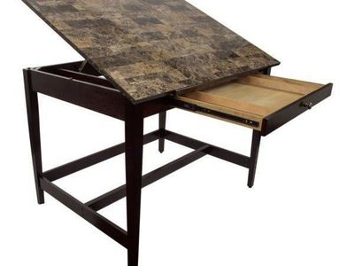 Alvin Artist Vanguard Drafting Room Table Wood Desk with Adjustable Top & Storage Drawer NEW in Box