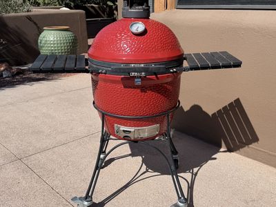 Kamado Joe Classic 18-inch Ceramic Charcoal Grill & Smoker - Red