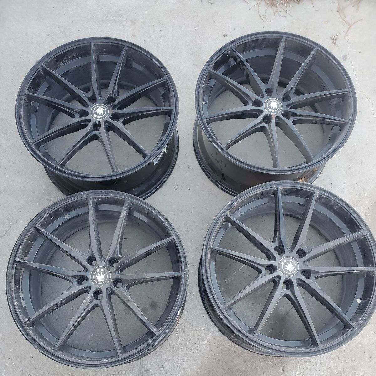 19x8.5 5-112 Konig Oversteer wheels