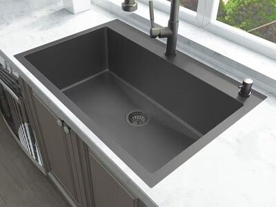 Black Kitchen Sink