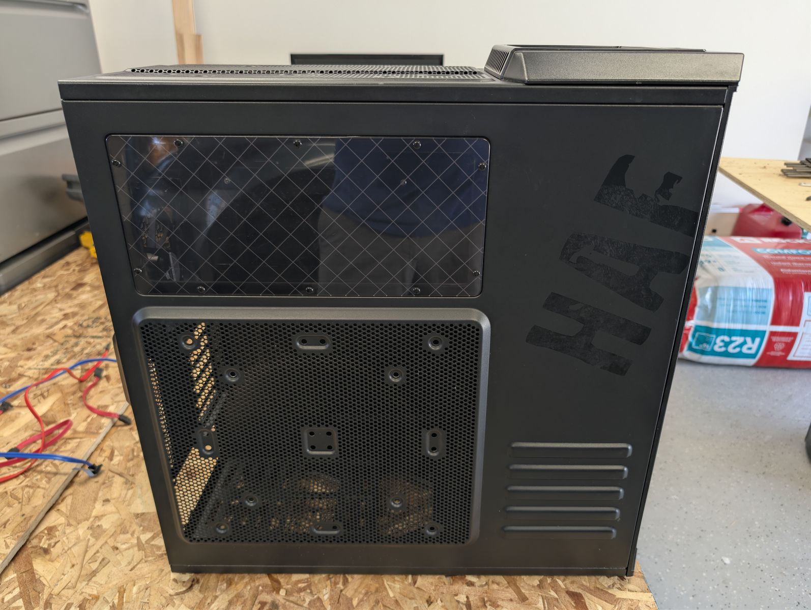 PC case cooler master high airflow computer case