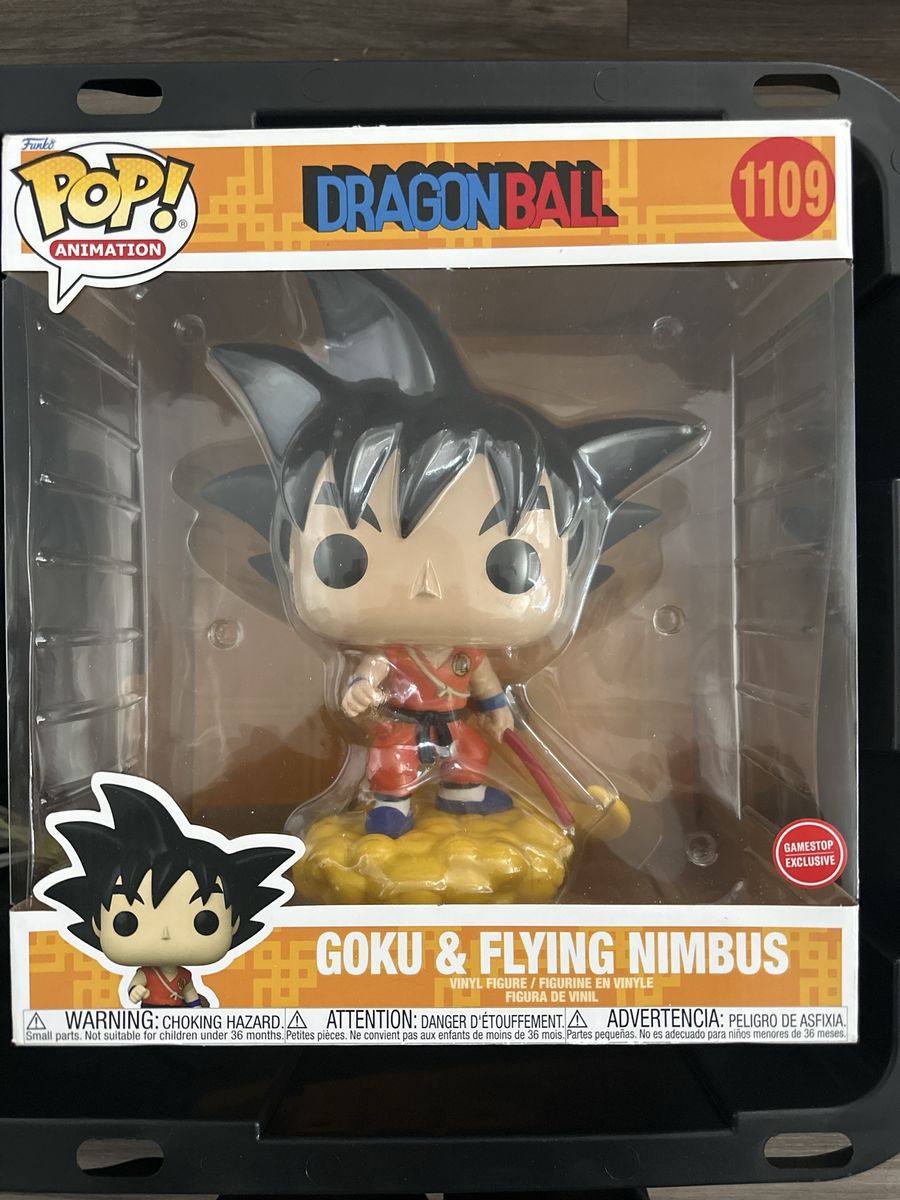 Jumbo Funko Pop! Animation Dragon Ball Goku & Flying Nimbus #1109 GameStop Exclusive