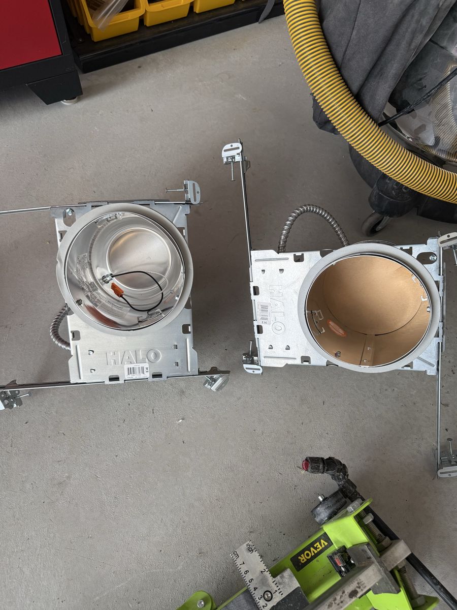 HALO H7ICT Recessed Lighting Housings 6" New Construction IC Air-Tite (Pair)