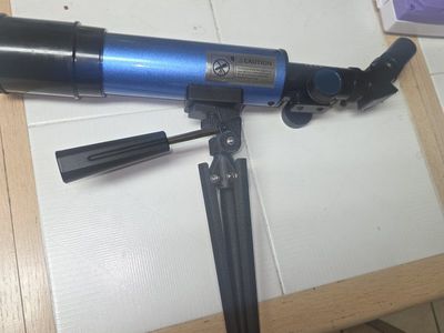 Carson Blue Tabletop Refractor Telescope with Tripod and Accessories