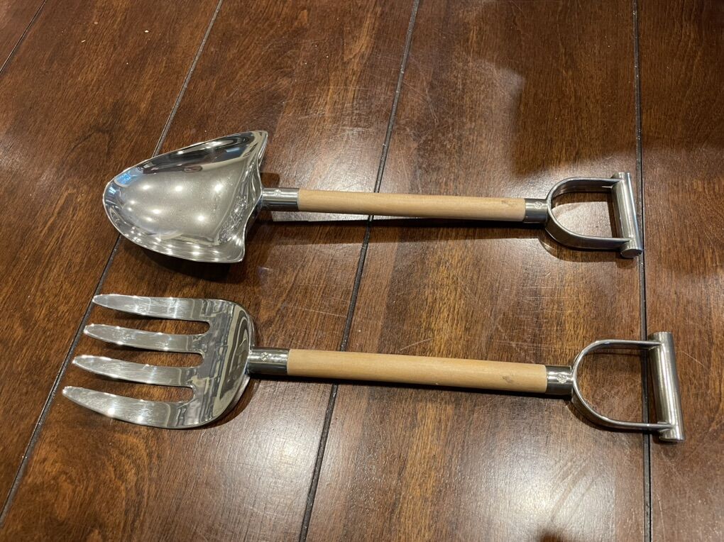Godinger Gardening Tool Salad Servers