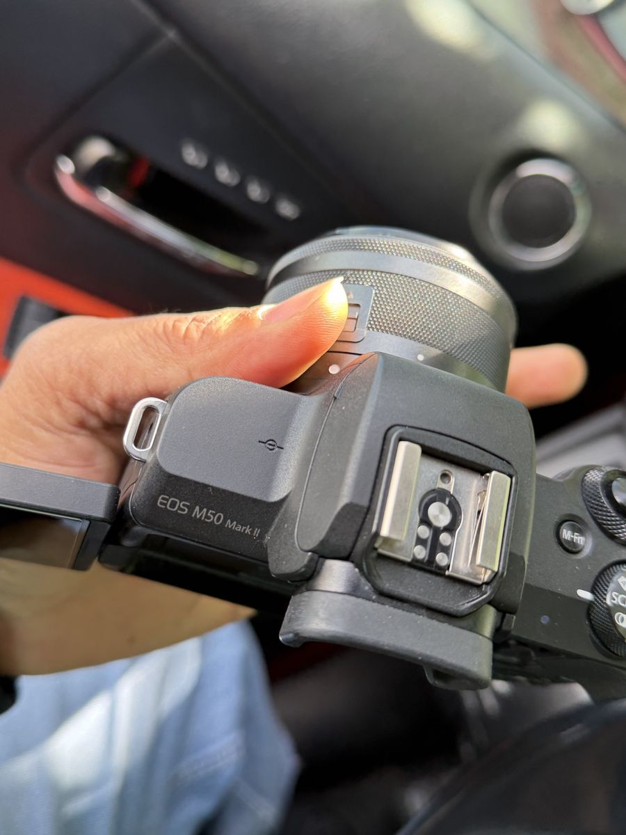Canon m50 mark ii, kit lens 15-45mm stm
