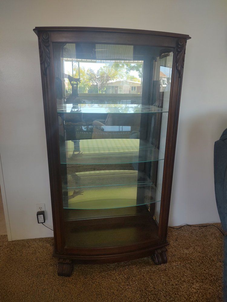 Wooden China Cabinet
