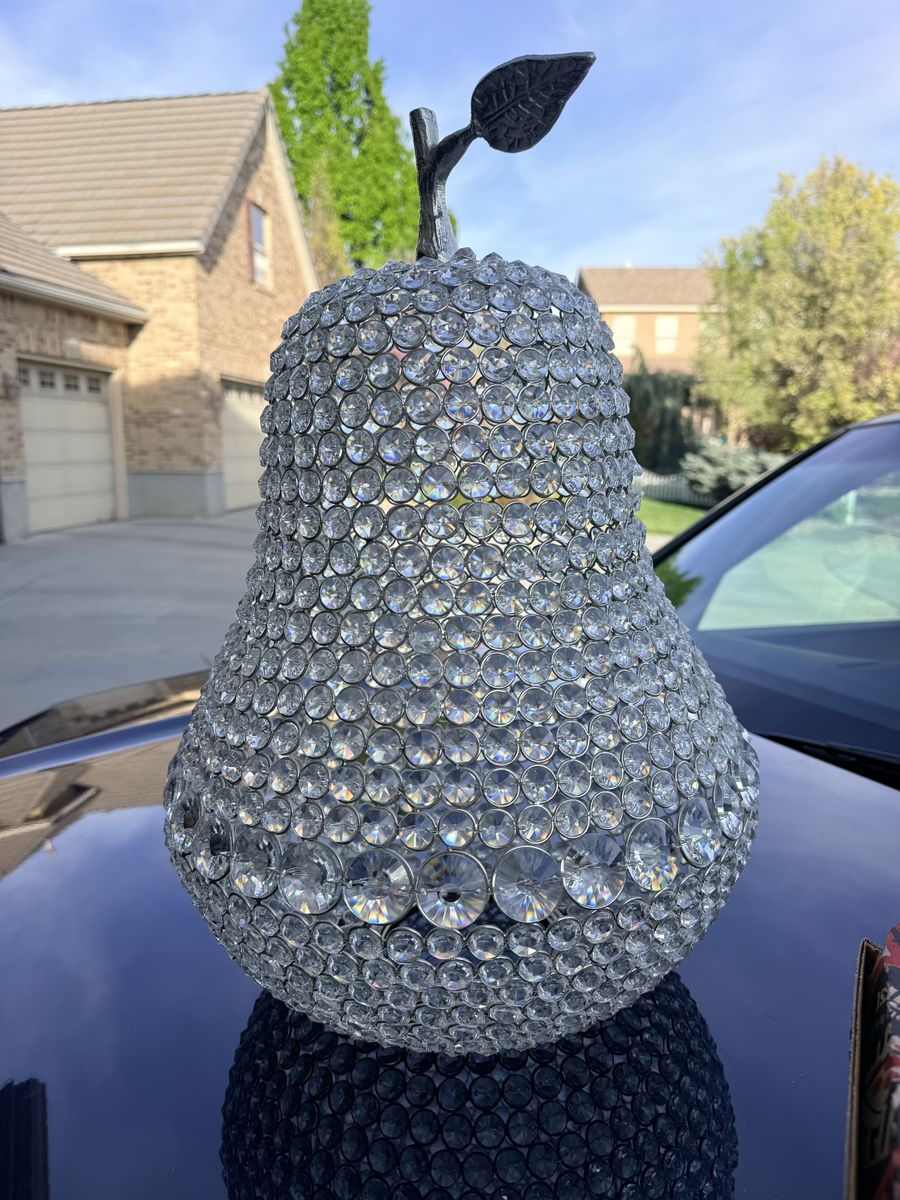 Nichole Miller Home Rhinestone and Metal Pear