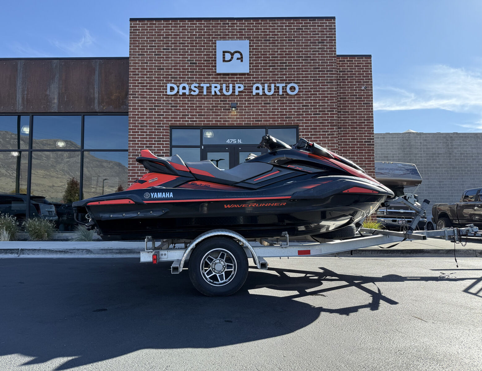 2 2021 Yamaha Svho Supercharged wave runners with trailer