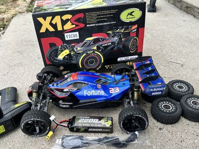 Rlaarlo X12S 1/12 Scale Brushless Buggy 50MPH battery Charger included