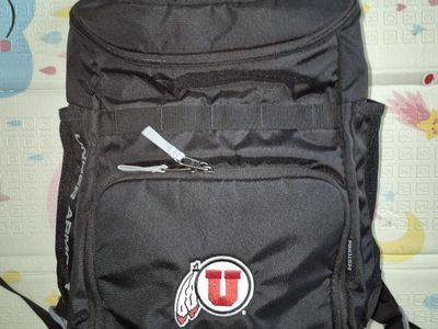 Like-New! Utah Utes Under Armour Team Undeniable Football Travel Backpack Laptop