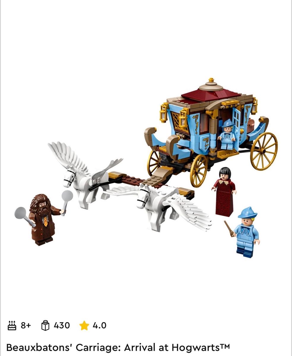 LEGO Harry Potter Beauxbatons' Carriage: Arrival at Hogwarts 75958 (430 Pieces)