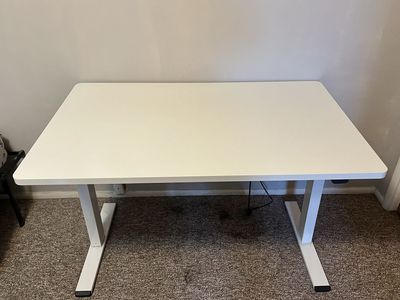 FlexiSpot Electric Standing White Desk