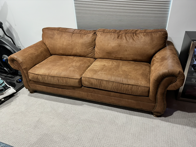 Free microsuede couch