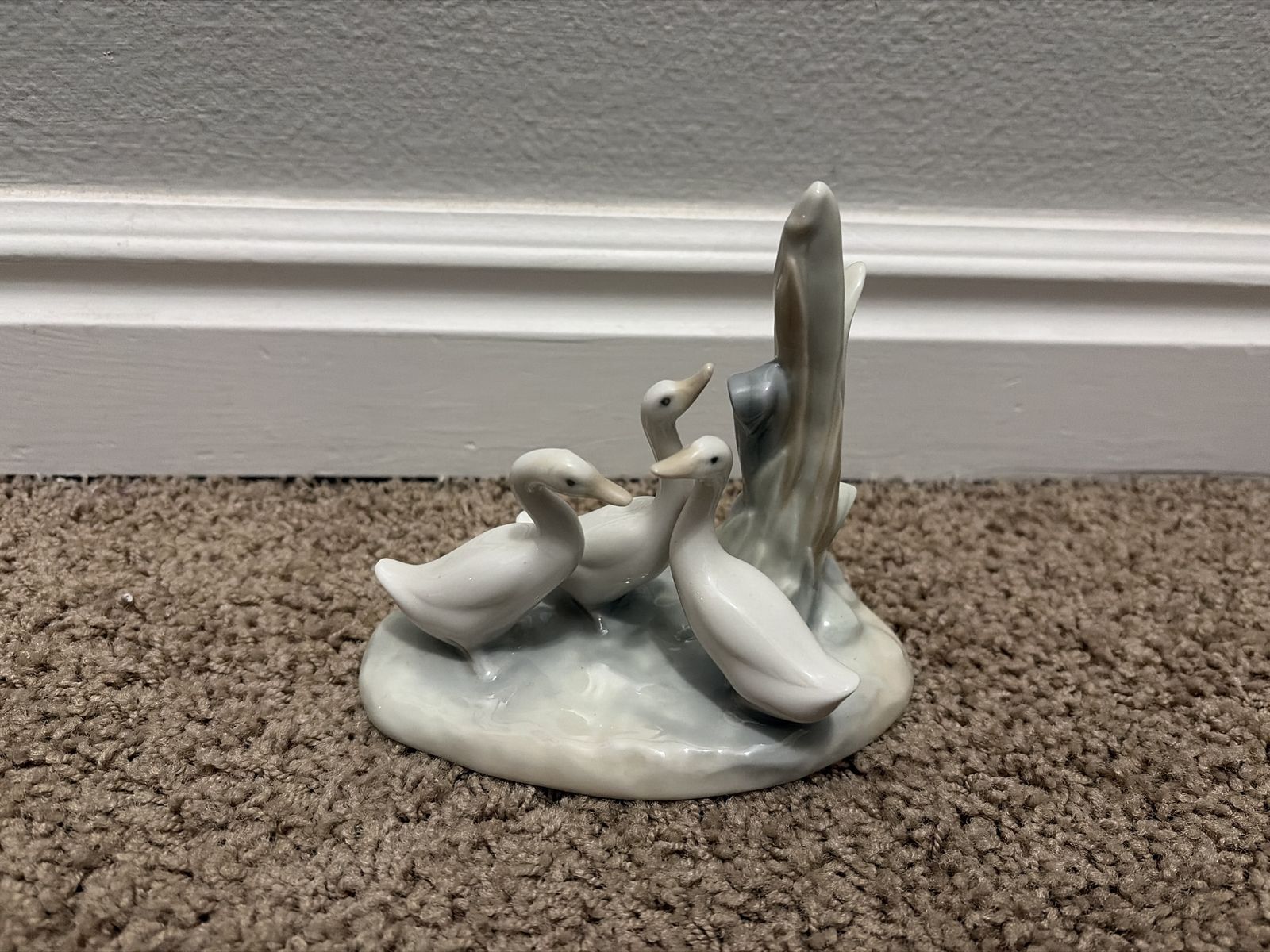 Lladro Duck Family Figurine - Ceramic Ducks, Perfect for Home Decor