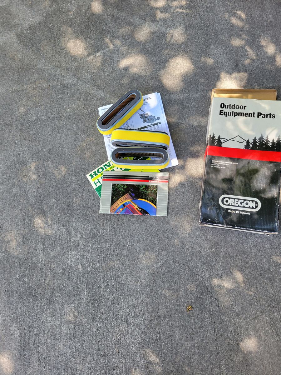 3 New Air filters for older Honda HR214 and similar lawn mowers