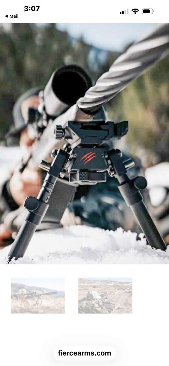 FIERCE CARBON BIPOD LITE and sling